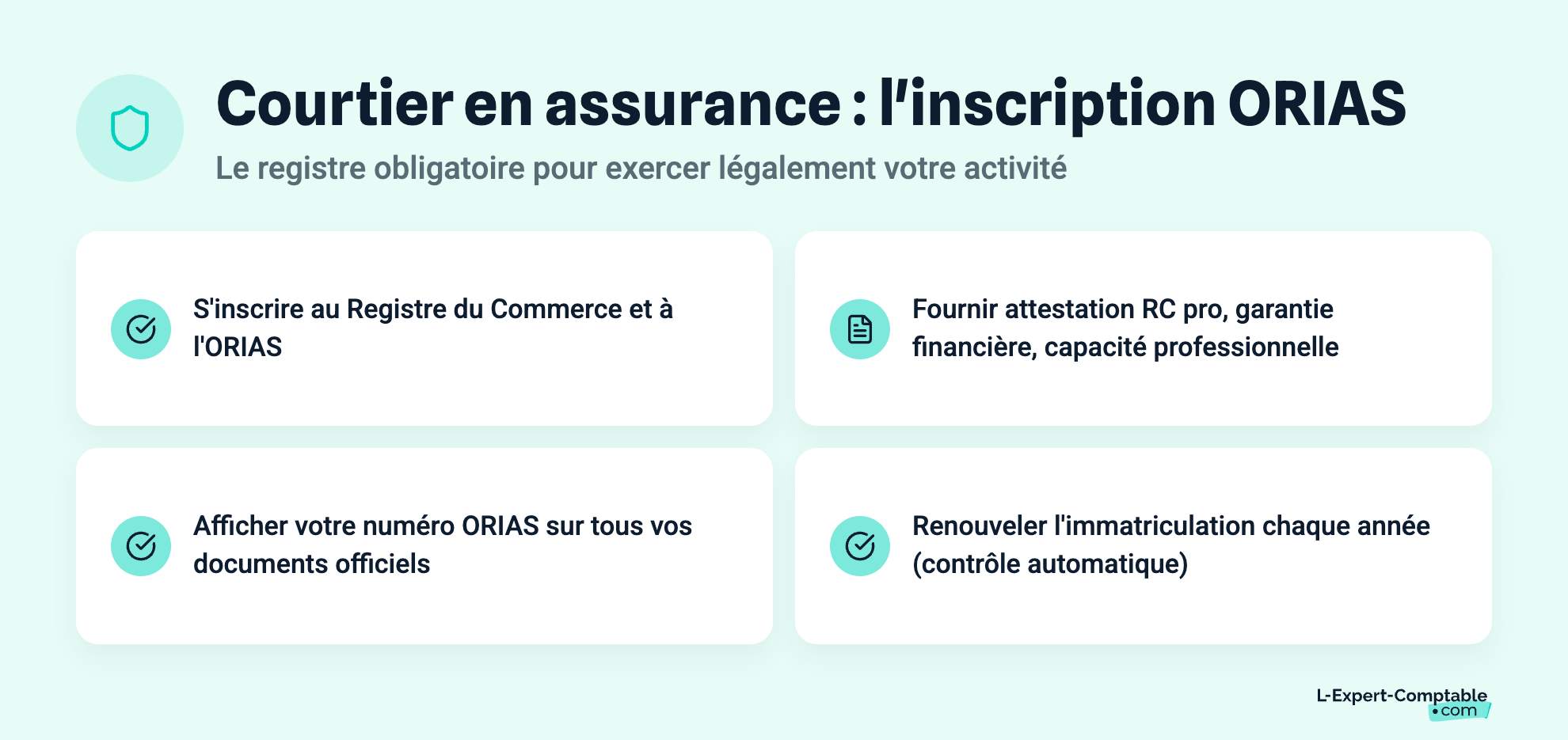 Courtier en assurance : l'inscription ORIAS